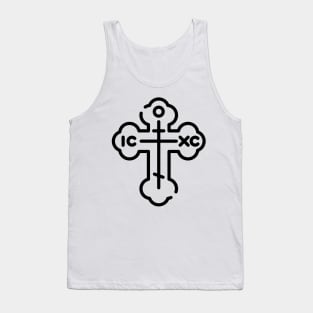 Eastern Orthodox Cross ICXC Tank Top